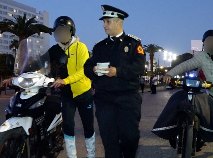 بوليس الدراجين دايرين حملة كبيرة على أصحاب الدراجات النارية