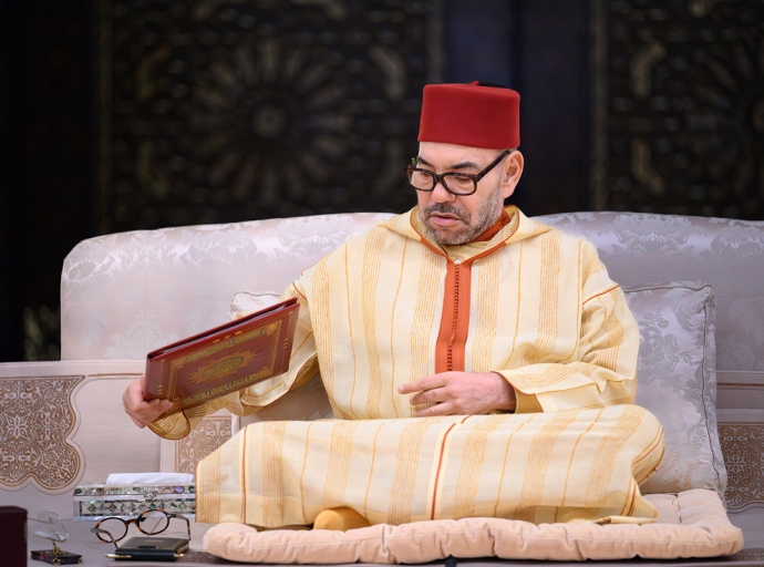 أمير المؤمنين يترأس الدرس الخامس من سلسلة الدروس الحسنية الرمضانية