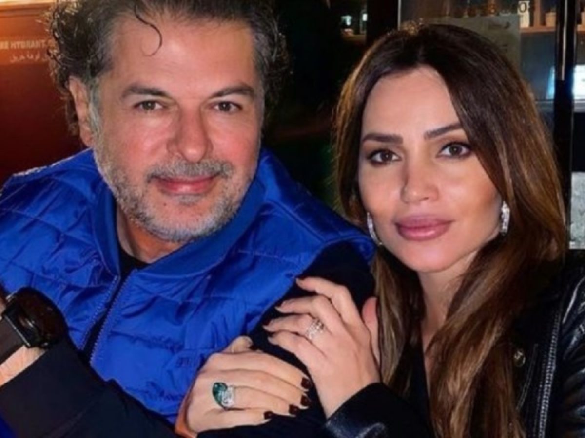 رد فعل زوجة راغب علامة على رقص معجبه بجانبه على المسرح