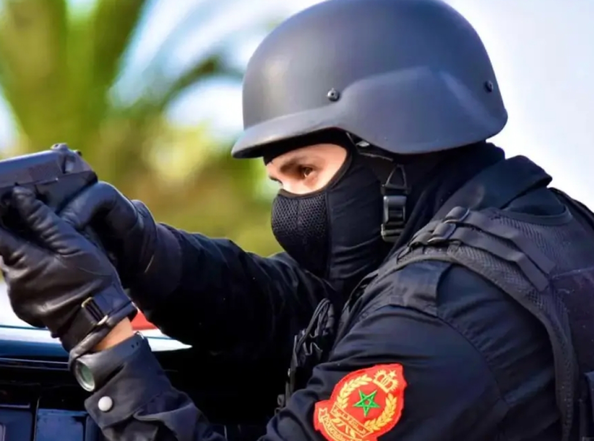 الدار البيضاء. القرطاس لإيقاف شخص هائج في الحي الحسني